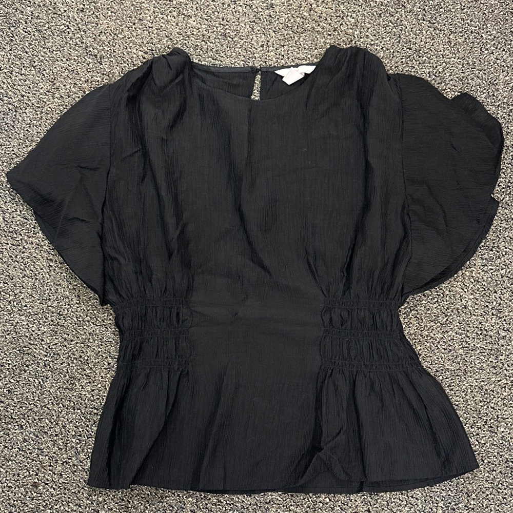 H&M cinched waist blouse - Sz L